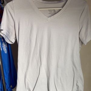 girls short sleeves shirt , size- M, brand- time and tru, color-white
